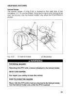 Preview for 37 page of Honda TRX250 Owner'S Manual