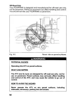 Preview for 64 page of Honda TRX350FE fourtrax 350 4x4 ES Owner'S Manual