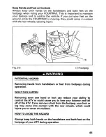 Preview for 67 page of Honda TRX350FE fourtrax 350 4x4 ES Owner'S Manual