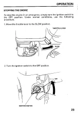 Preview for 25 page of Honda WB20X Owner'S Manual