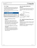 Preview for 48 page of Honey Bee AirFLEX SDX 225 Operator'S Manual