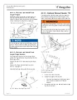 Preview for 114 page of Honey Bee AirFLEX SDX 225 Operator'S Manual