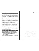 Preview for 3 page of Honeywell 2201 Operation Manual