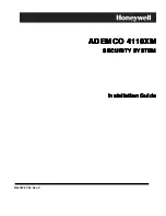 Honeywell ADEMCO 4110XM Installation Manual preview