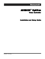 Preview for 1 page of Honeywell ADEMCO Optiflex Installation And Setup Manual