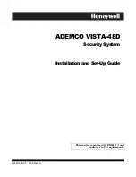 Preview for 1 page of Honeywell ADEMCO VISTA-48D Installation And Setup Manual