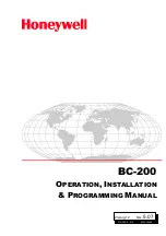 Preview for 1 page of Honeywell BC-200 Operation, Installation & Programming Manual