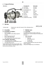 Preview for 4 page of Honeywell BFW112 Operating And Maintenance Manual