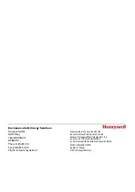 Preview for 14 page of Honeywell BFW112 Operating And Maintenance Manual