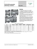 Preview for 1 page of Honeywell CentraLine LYNX LON CLLYUL1012S Product Data