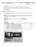 Preview for 14 page of Honeywell CK75 Repair Manual