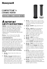 Preview for 1 page of Honeywell COMFORTTEMP 4 HCE640 Series Manual