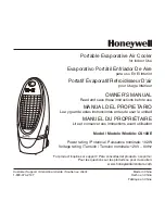 Preview for 1 page of Honeywell CS10XE Series Owner'S Manual