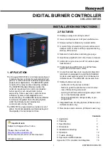 Honeywell DBC2000 Series Installation Instructions Manual preview