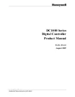 Honeywell DC1000 SERIES Product Manual preview