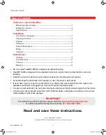 Preview for 2 page of Honeywell DH65DG115 - TrueDRY t Dehumidifier User Manual