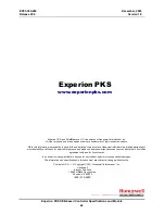 Preview for 47 page of Honeywell Experion PKS Specifications And Technical Data