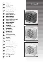 Honeywell FH-971E User Instructions preview