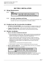 Preview for 10 page of Honeywell Fire Sentry FS7-130-SX Installation Manual And Operating Manual