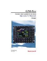 Honeywell GNS-XLS Operator'S Manual preview