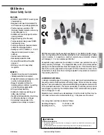 Preview for 1 page of Honeywell GSS Series Specifications