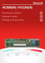 Preview for 1 page of Honeywell HCC80 Mounting And Operation Manual