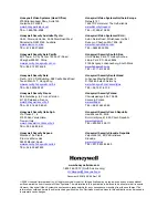 Preview for 152 page of Honeywell HD6 Series User Manual