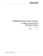 Honeywell HercuLine 10260S Installation, Operation And Maintenance Manual preview