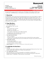 Honeywell HPMOM6CB Installation Instructions preview