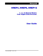 Honeywell HREP16 User Manual preview