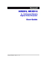 Honeywell HRXD16 User Manual preview