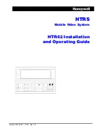 Honeywell HTR62 Installation And Operating Manual preview