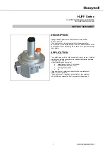 Honeywell HUPF Series Instruction Sheet preview