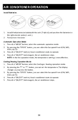 Preview for 24 page of Honeywell HWAC-1217S Installation And Operation Manual