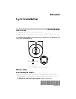 Honeywell Lyric Installation Manual preview