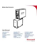 Honeywell Midas User Manual preview