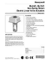 Preview for 1 page of Honeywell ML6421 Product Data