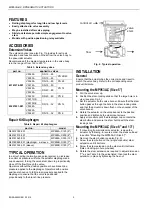 Preview for 2 page of Honeywell MP953A Product Data