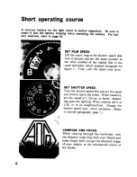 Preview for 8 page of Honeywell Pentax Spotmatic II User Manual