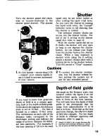 Preview for 15 page of Honeywell Pentax Spotmatic II User Manual