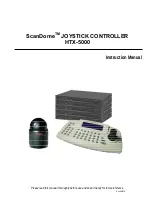 Preview for 1 page of Honeywell ScanDome HTX-5000 Instruction Manual