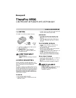 Preview for 13 page of Honeywell TheraPro HR90 Owner'S Manual