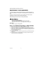 Preview for 16 page of Honeywell TRADELINE HE360 Installation Manual & Owner'S Manual