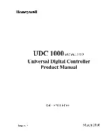 Preview for 3 page of Honeywell UDC 1000 Micro-Pro Product Manual