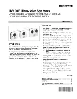 Honeywell UV100E series Product Data preview