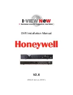 Honeywell V2.X Installation Manual preview