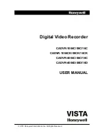 Honeywell VISTA CADVR-1004C User Manual preview