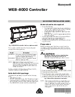 Honeywell WEB-8000 Quick Start Installation Manual preview