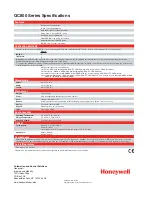 Preview for 2 page of Honeywell XL 800 Series Specifications