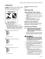 Preview for 3 page of Honeywell XL 800 Series User Manual